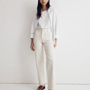 Madewell Perfect Vintage Patch-pocket Wide-Leg Jean, Vintage Canvas